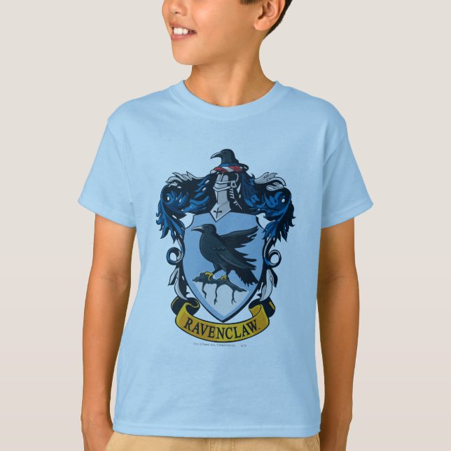 Harry Potter  | Gotisk Rävskalla vapen Crest Tee (Framsida)
