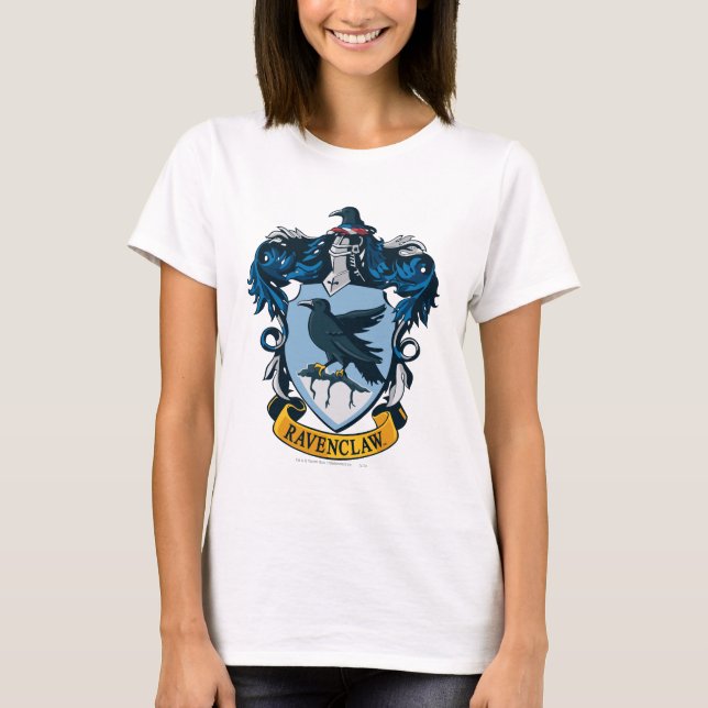 Harry Potter  | Gotisk Rävskalla vapen Crest Tee Shirt (Framsida)