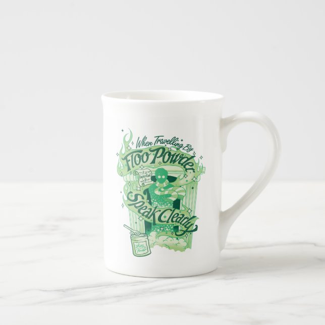 Harry Potter | Grafik över golvpulver Benporslin Mugg (Höger)