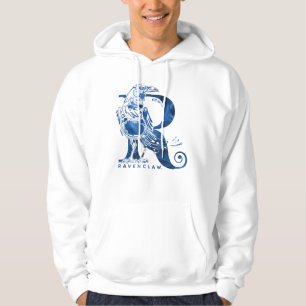 Harry Potter grafiska Aguamenti RAVENCLAW™ Sweatshirt Med Luva