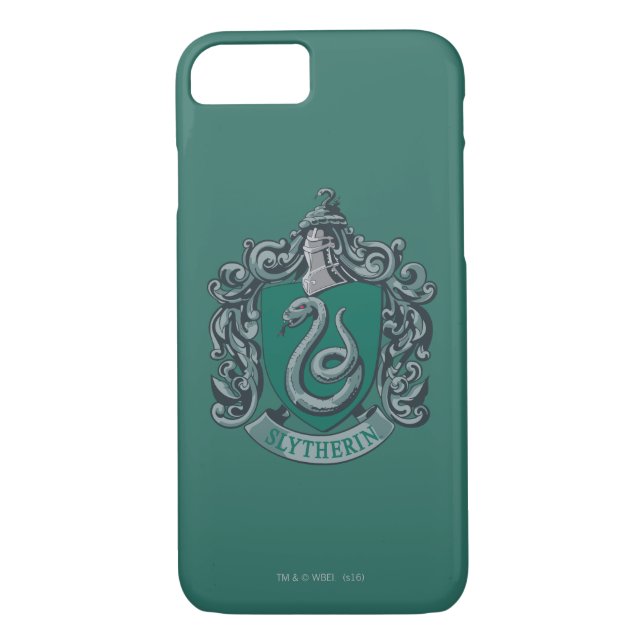 Harry Potter | Grönt för Slytherin Vapensköld Case-Mate iPhone Skal (Baksida)