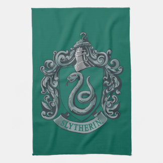 Harry Potter | Grönt för Slytherin Vapensköld Kökshandduk