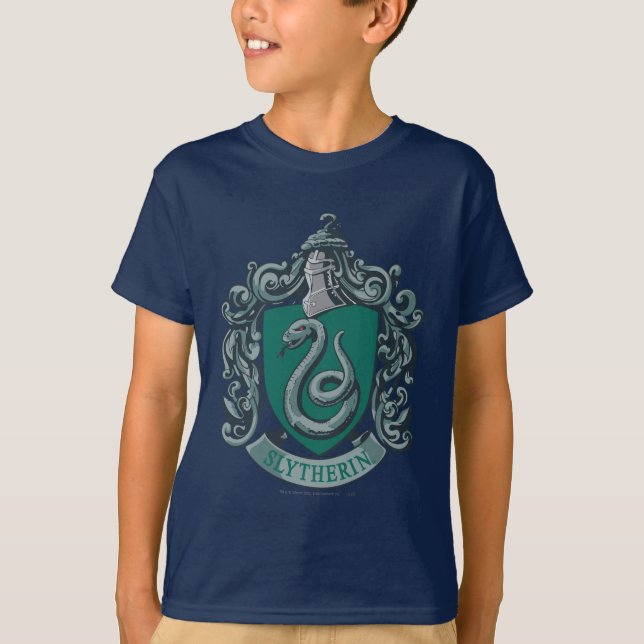 Harry Potter | Grönt för Slytherin Vapensköld Tröja (Framsida)