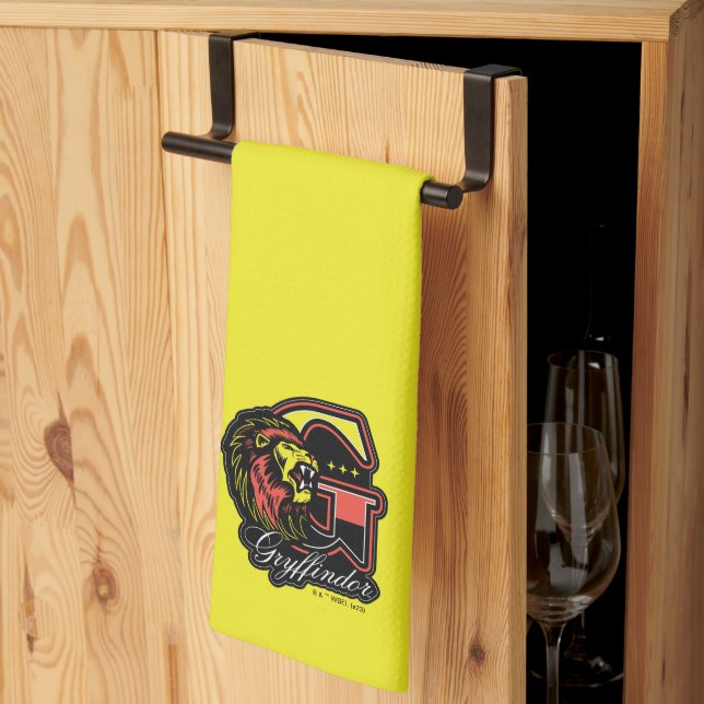 HARRY POTTER™ | GRYFFINDOR™ Athletic Badge Kökshandduk (Thirds Fold)