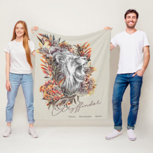 HARRY POTTER™ GRYFFINDOR™ Blommigt Graphics Fleecefilt