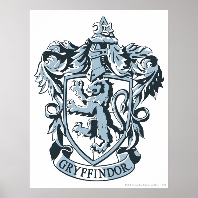 Harry Potter | Gryffindor Crest Blue Poster (Framsidan)
