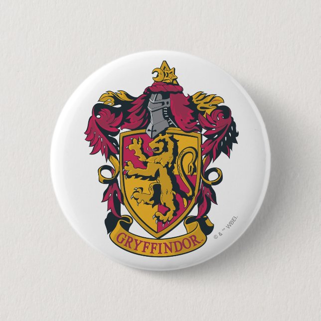 Harry Potter | Gryffindor Crest Gold and Red Knapp (Framsida)