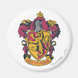 Harry Potter Gryffindor Crest Gold and Red Magnet