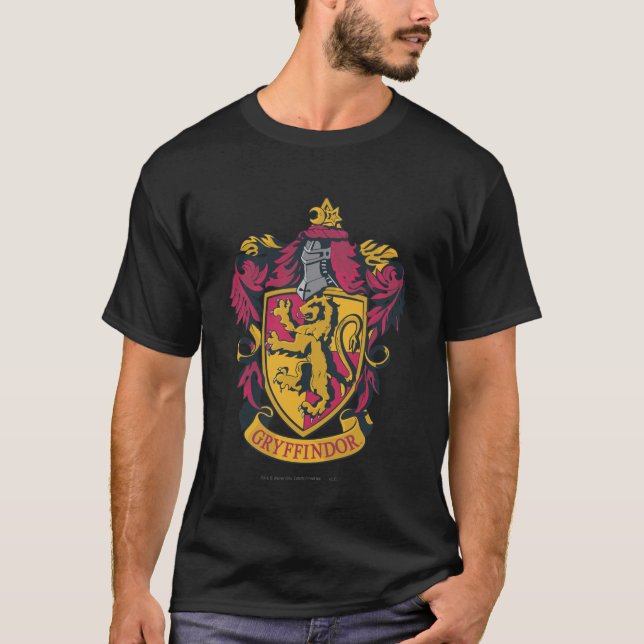 Harry Potter | Gryffindor Crest Gold and Red Tee (Framsida)