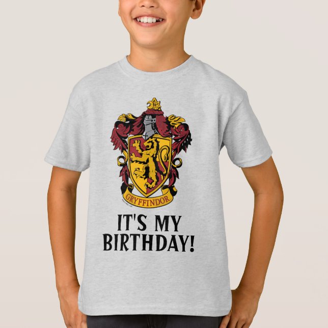 Harry Potter | Gryffindor - Det är min födelsedag T Shirt (Framsida)