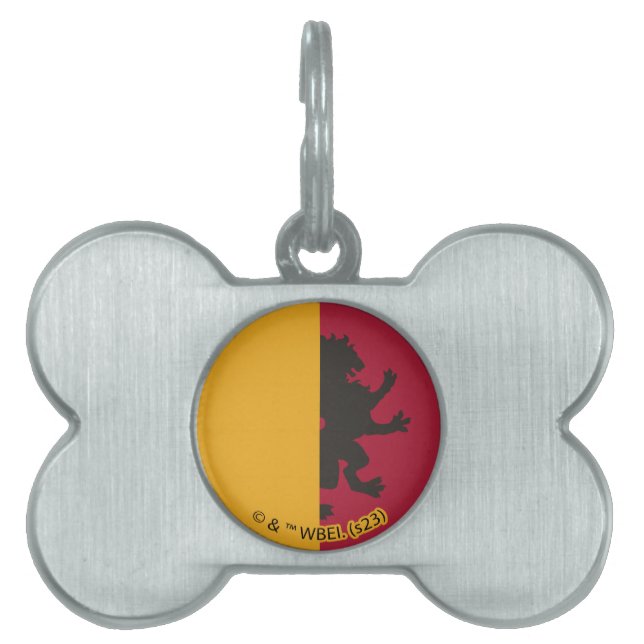 Harry Potter | Gryffindor House Pride Graphic ID-bricka Husdjur (Framsidan)