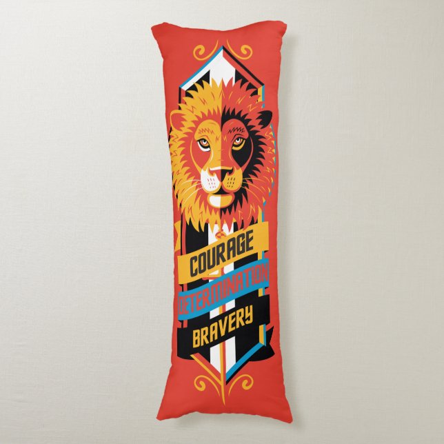 Harry Potter | GRYFFINDOR™ Husets Egenskaper Sigil Kroppskudde (Framsidan Vertikal)