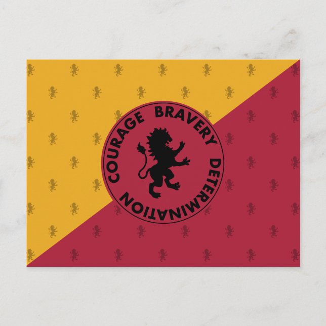 Harry Potter | GRYFFINDOR™ Hustugegenskaper Grafik Vykort (Framsida)