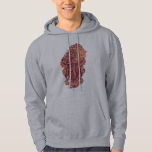 Harry Potter Gryffindor Lejon Crest Tröja Med Luva