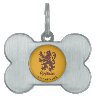 Harry Potter | Gryffindor Lejon grafik ID-bricka Husdjur