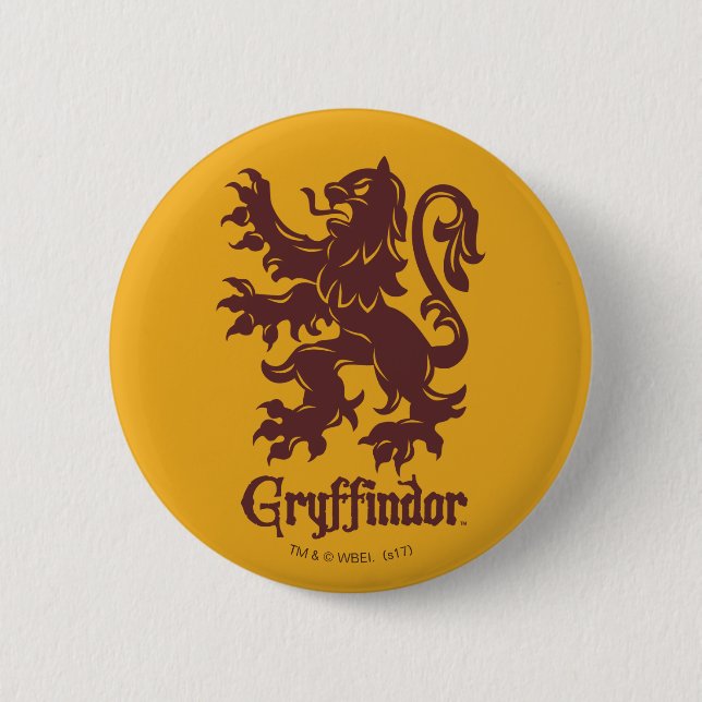 Harry Potter | Gryffindor Lejon grafik Knapp (Framsida)