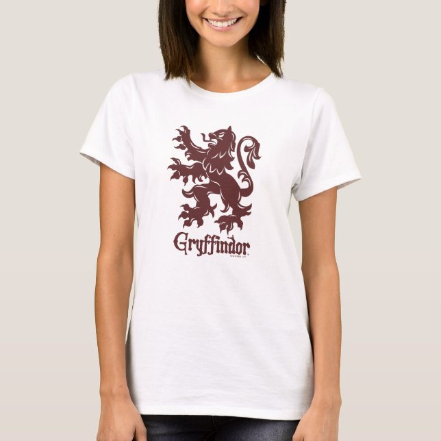Harry Potter | Gryffindor Lejon Grafisk T-shirt (Framsida)