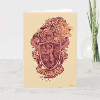 Harry Potter | Gryffindor lejon vapensköld Kort