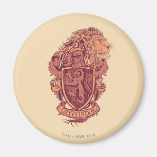 Harry Potter Gryffindor Lejon Vapensköld Magnet