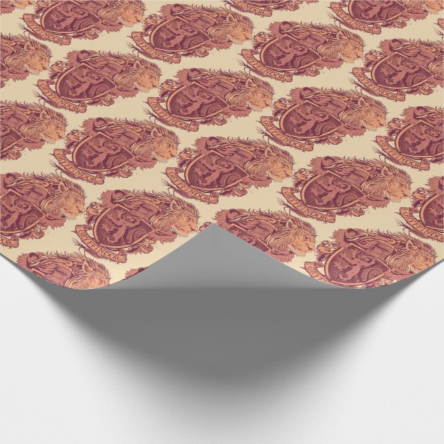 Harry Potter | Gryffindor Lejon Vapensköld Presentpapper (Hörn)