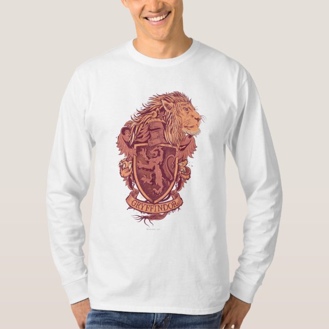 Harry Potter | Gryffindor Lejon Vapensköld T Shirt (Framsida)