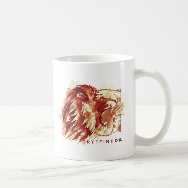 Harry Potter | GRYFFINDOR™ lejon vattenfärg Kaffemugg (Höger)