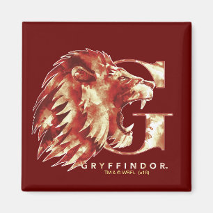 Harry Potter   GRYFFINDOR™ Lejon vattenfärg Magnet
