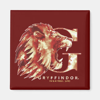 Harry Potter | GRYFFINDOR™ Lejon vattenfärg Magnet