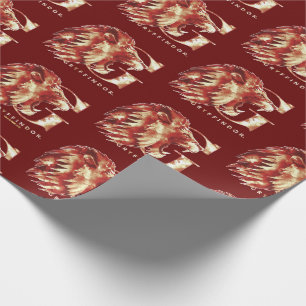 Harry Potter   GRYFFINDOR™ Lejon vattenfärg Presentpapper