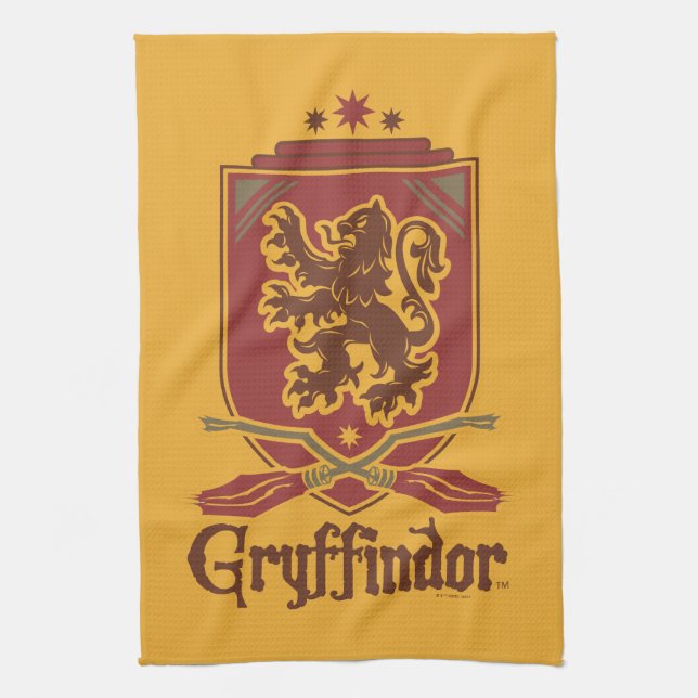 Harry Potter | Gryffindor QUIDDITCH™ Badge Kökshandduk (Vertikal)