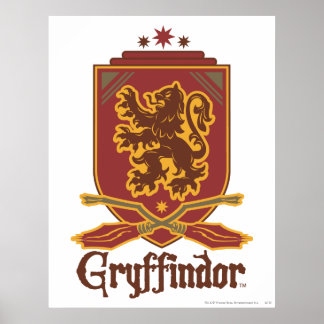 Harry Potter | Gryffindor QUIDDITCH™ Badge Poster