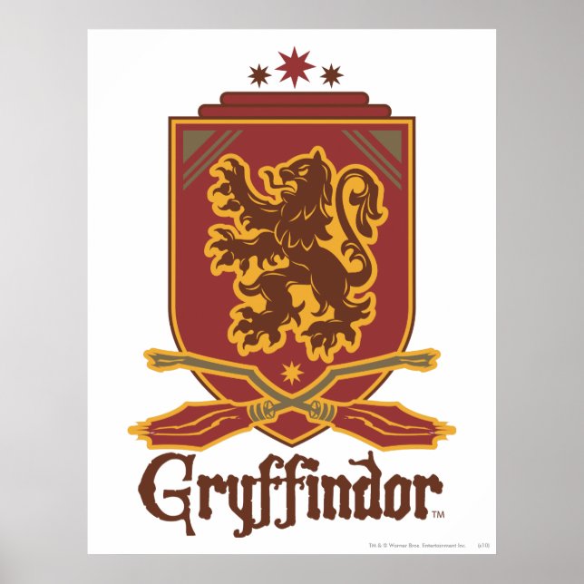 Harry Potter | Gryffindor QUIDDITCH™ Badge Poster (Framsidan)
