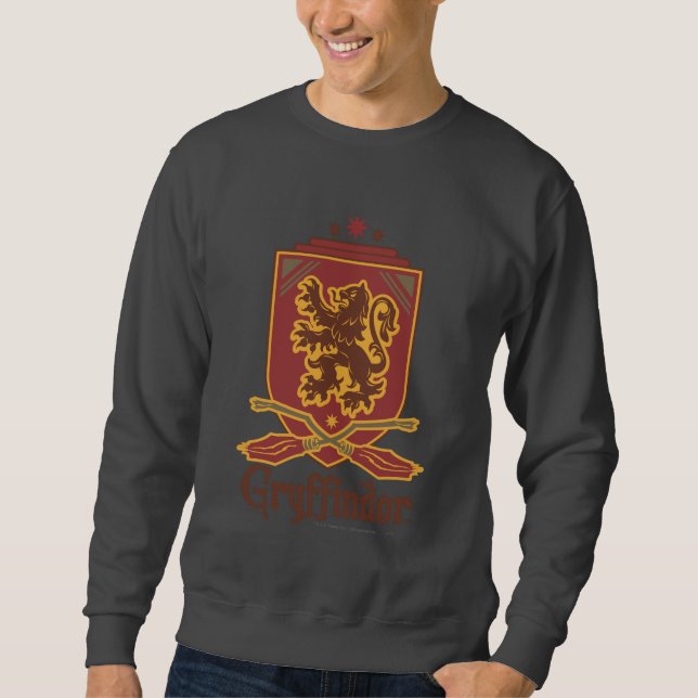Harry Potter | Gryffindor QUIDDITCH™ Badge Sweatshirt (Framsida)
