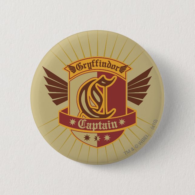 Harry Potter | Gryffindor QUIDDITCH � kapten Emble Knapp (Framsida)