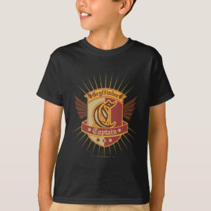 Harry Potter Gryffindor QUIDDITCH� kapten Emble Tee Shirt