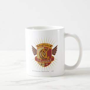 Harry Potter Gryffindor QUIDDITCH� Kapten Emblem Kaffemugg