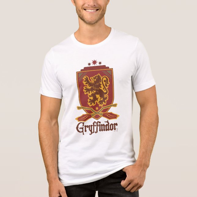 Harry Potter | Gryffindor QUIDDITCH™-märke Tee Shirt (Framsida)