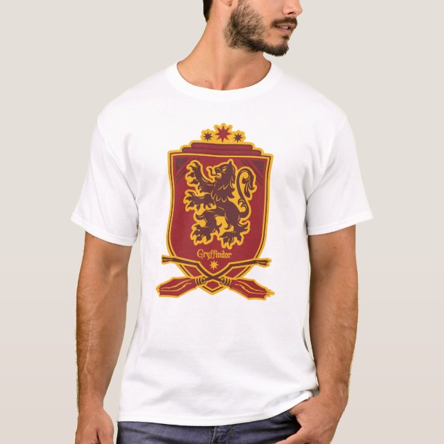 Harry Potter | Gryffindor QUIDDITCH™-vapen Tee Shirt (Framsida)