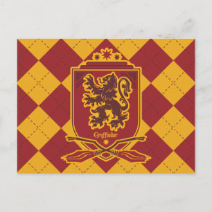 Harry Potter   Gryffindor QUIDDITCH™-vapen Vykort