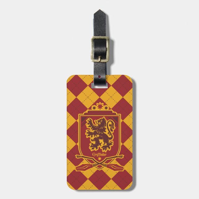 Harry Potter | Gryffindor QUIDDITCH™-Vapensköld Bagagebricka (Vertikal Framsida)