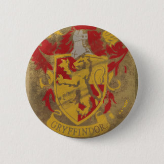 Harry Potter | Gryffindor - Retro Husvapen Knapp