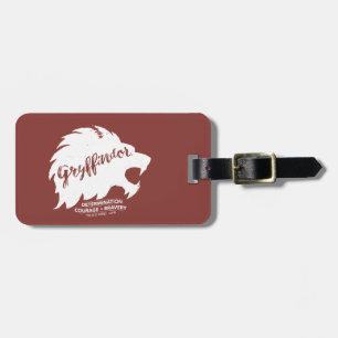 Harry Potter   GRYFFINDOR™ Silhouettetypografi Bagagebricka