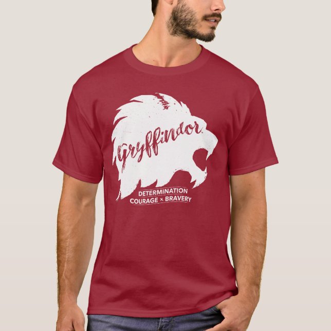 Harry Potter | GRYFFINDOR™ Silhouettetypografi Tee (Framsida)