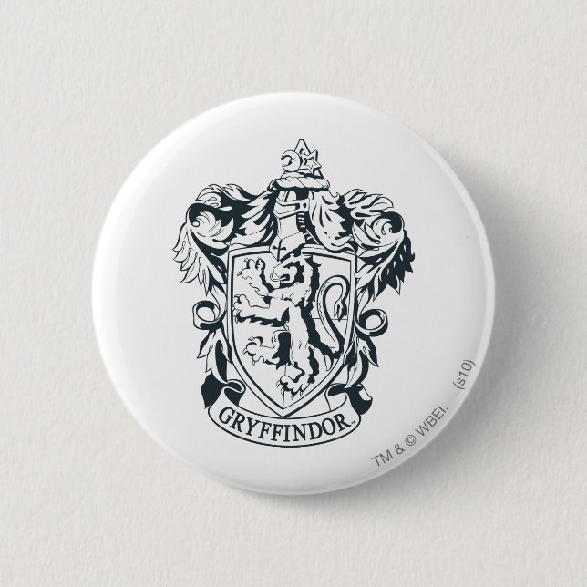 Harry Potter | Gryffindor Stencil Sketch Knapp (Framsida)