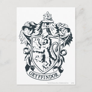 Harry Potter   Gryffindor stencilerar skissar Vykort