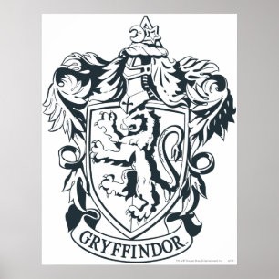 Harry Potter Gryffindor stencilskiss Poster