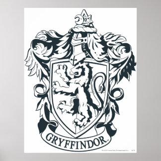 Harry Potter | Gryffindor stencilskiss Poster