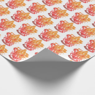 Harry Potter Gryffindor vapensköld - Fläckig Presentpapper