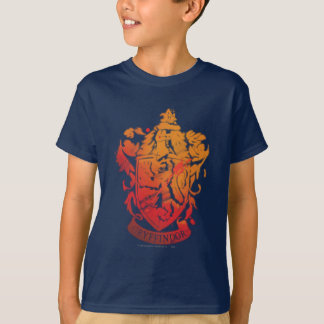 Harry Potter | Gryffindor vapensköld - Fläckig T Shirt