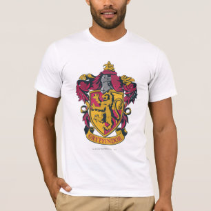 Harry Potter Gryffindor vapensköld Guld och Röd T-shirt